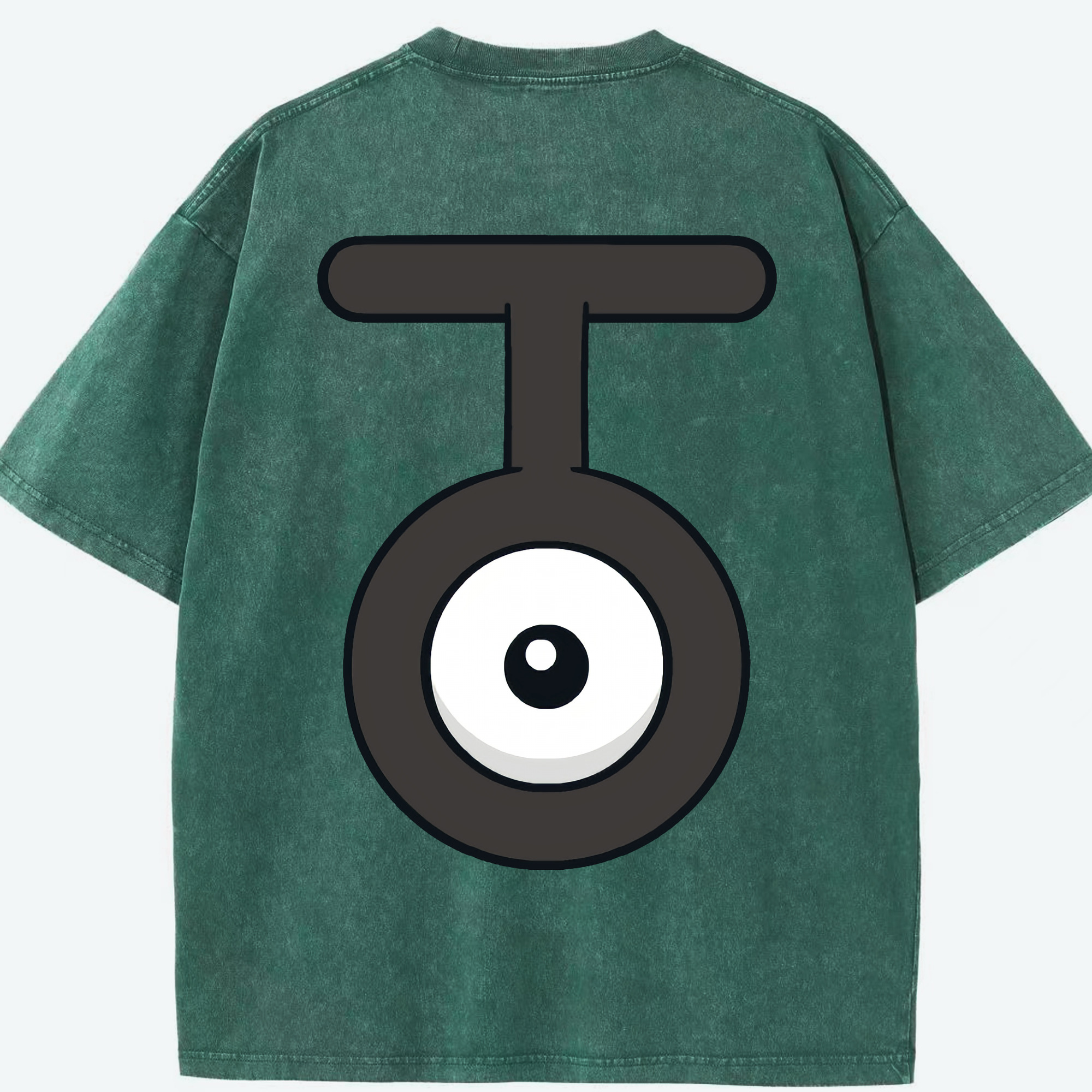 （画像用） ポケットモンスター Pokémon 綿100% ヴィンテージ風 半袖Tシャツ（背面プリント）